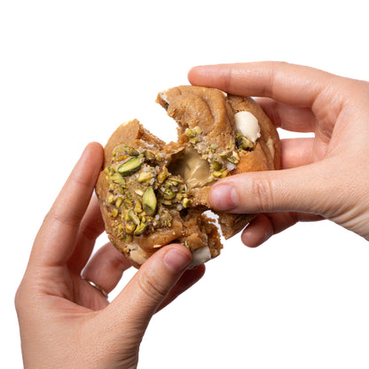 Cookie Pistachio - Chocolat Blanc & Fleur de Sel