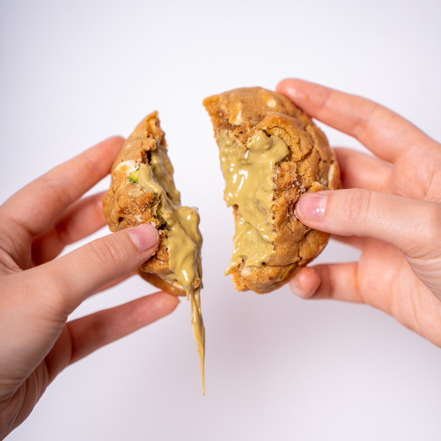 Cookie Pistachio - Chocolat Blanc & Fleur de Sel